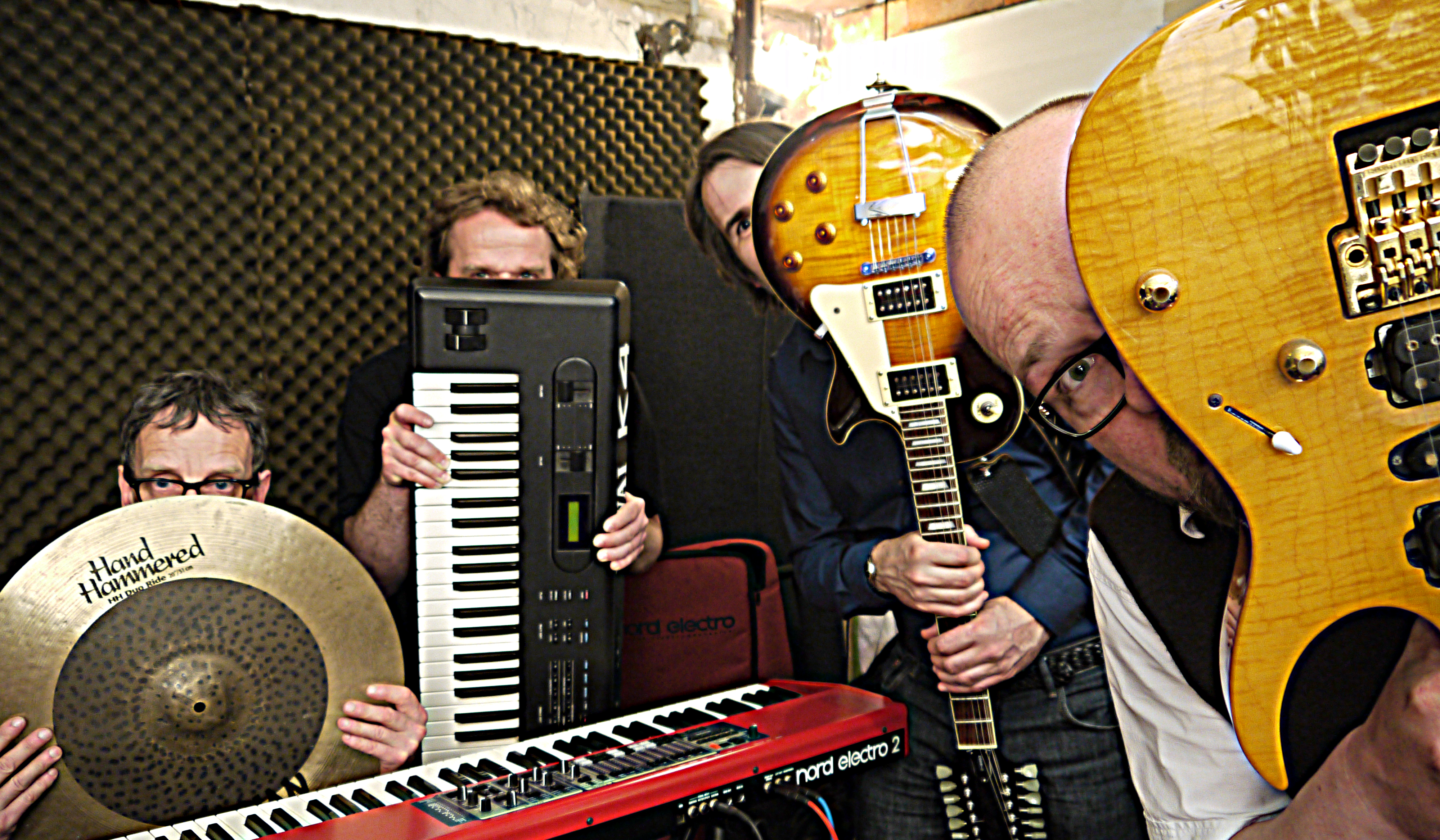 Von Korfs erstes Bandfoto in dritter Besetzung